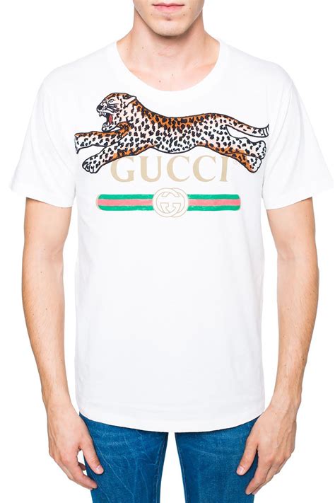 leopard gucci t shirt mens|gucci t shirts for men.